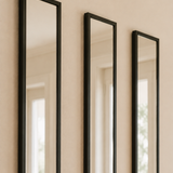 Linear spiegelset zwart - 5 delig