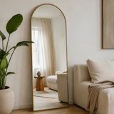 Smalle Gouden Boogspiegel - 180x70